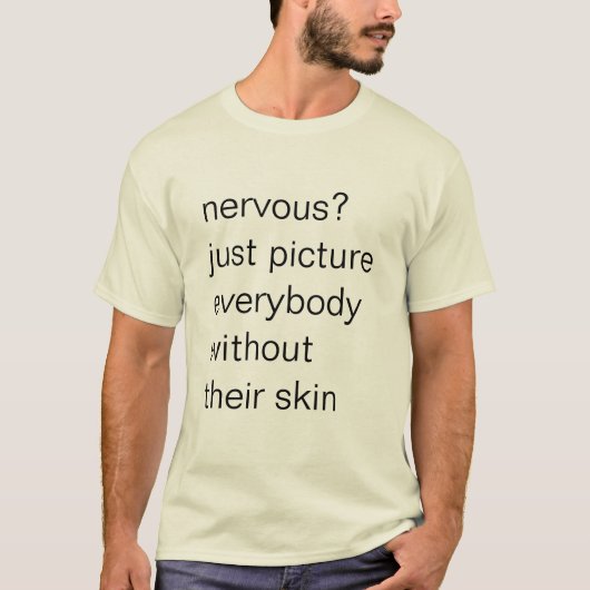 zenuwen t-shirt (Voorkant)