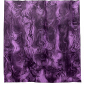 Zenuwenergie Abstracte kunst Amethyst Orchid Douchegordijn (Voorkant)