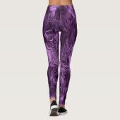 Zenuwenergie Abstracte kunst Amethyst Orchid Leggings (Achterkant)