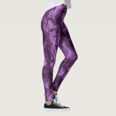 Zenuwenergie Abstracte kunst Amethyst Orchid Leggings (Rechts)