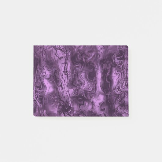 Zenuwenergie Abstracte kunst Amethyst Orchid Post-it® Notes (Voorkant)