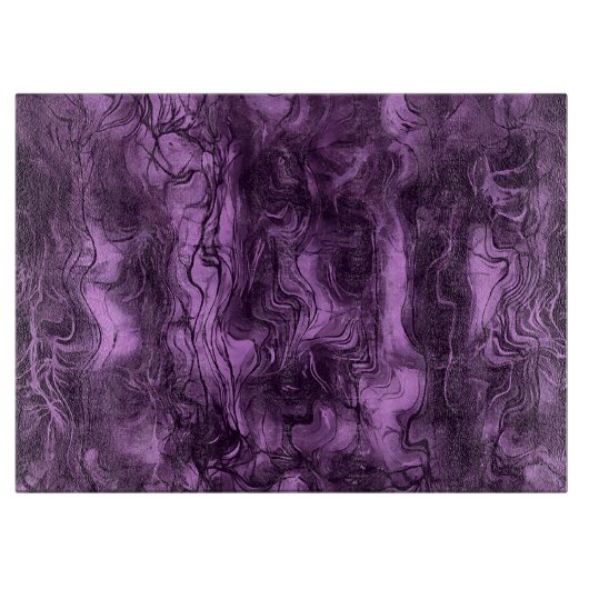 Zenuwenergie Abstracte kunst Amethyst Orchid Snijplank (Voorkant)