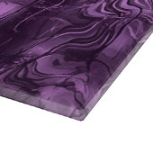 Zenuwenergie Abstracte kunst Amethyst Orchid Snijplank (Hoek)