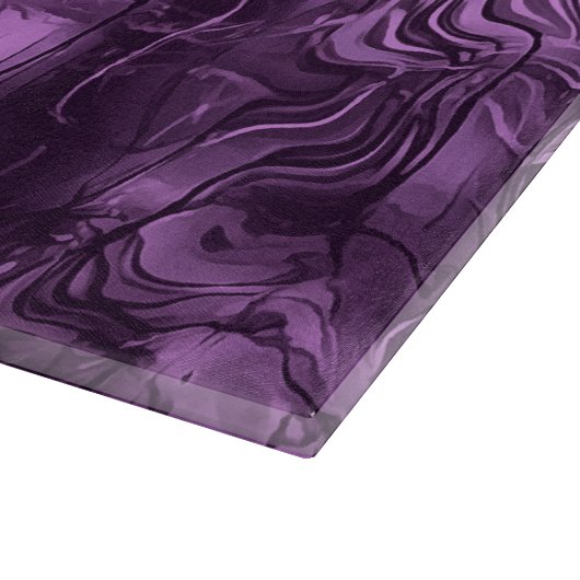 Zenuwenergie Abstracte kunst Amethyst Orchid Snijplank (Hoek)