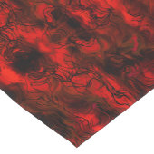 Zenuwenergie Abstracte kunst rood en zwart. Korte Tafelloper (Hoek)