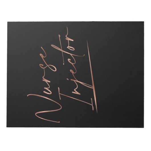 Zenuwinjector Afstuderen esthetische zuren Notitieblok (Voorkant)