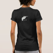 Zenuwlijk monster met handslogan t-shirt (Achterkant)