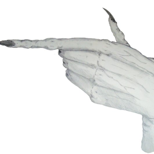 Zenuwlijk monster met handslogan t-shirt