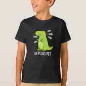Zenuwrex Funny Dinosaur TRex Pun Dark BG T-shirt (Voorkant)