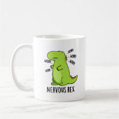 Zenuwrex Funny Dinosaur TRex Pun Koffiemok (Links)