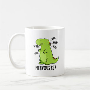Zenuwrex Funny Dinosaur TRex Pun Koffiemok