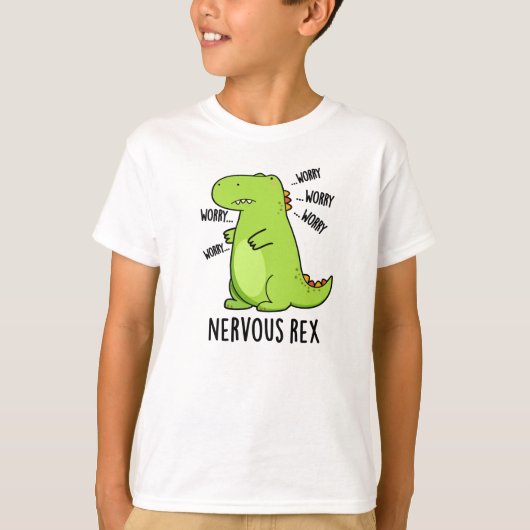 Zenuwrex Funny Dinosaur TRex Pun T-shirt (Voorkant)