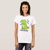 Zenuwrex Funny Dinosaur TRex Pun T-shirt (Voorkant volledig)