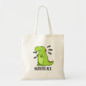 Zenuwrex Funny Dinosaur TRex Pun Tote Bag (Voorkant)