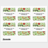 Zenuwschool-plein Vierkante Sticker (Vel)