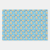 Zenuwstelsel Medisch Patroon Stethoscoop Thermomet Inpakpapier Vel (Voorkant 3)