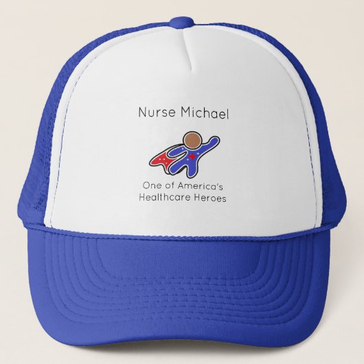 Zenuwstelsel Ziekenhuiszorg Hero Trucker Hat Pet (Voorkant)