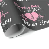 Zenuwstudenten Afstuderen Ziekenhuisziekenhuis Cadeaupapier (Rol Hoek)