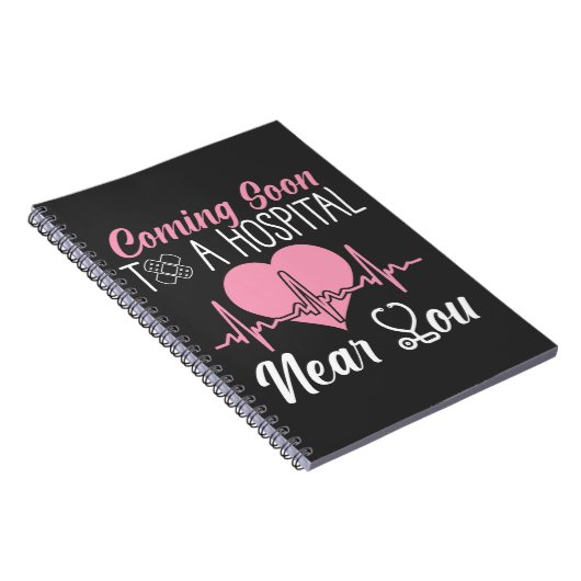 Zenuwstudenten Afstuderen Ziekenhuisziekenhuis Notitieboek (Rechterzijde)