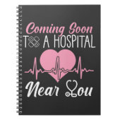 Zenuwstudenten Afstuderen Ziekenhuisziekenhuis Notitieboek (Voorkant)