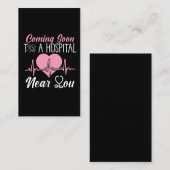 Zenuwstudenten Afstuderen Ziekenhuisziekenhuis Visitekaartje (Voorkant / Achterkant)