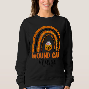 Zenuwverpleegster Halloween Pumpkin Rainbow Wound Trui