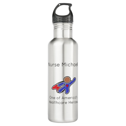 Zenuwzorg Hero Water Fles (Voorkant)