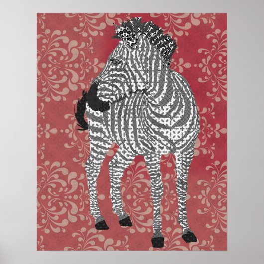 Zenya Black & White Art Poster (Voorkant)