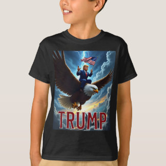 Zenzo's Atoom Politieke Ontwerpen President Trump  T-shirt