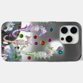 ZEPAARDJES IN DE LIEFDE, ROZE PARELMOER BLUW Case-Mate iPhone CASE (Achterkant (horizontaal))