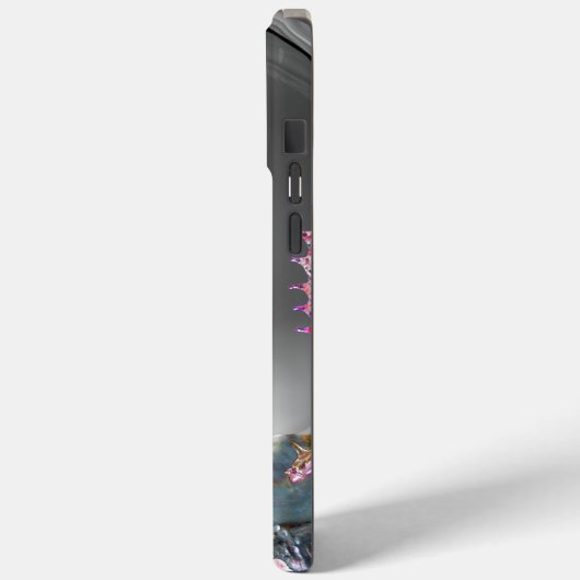 ZEPAARDJES IN DE LIEFDE, ROZE PARELMOER BLUW Case-Mate iPhone CASE (Achterkant / Links)