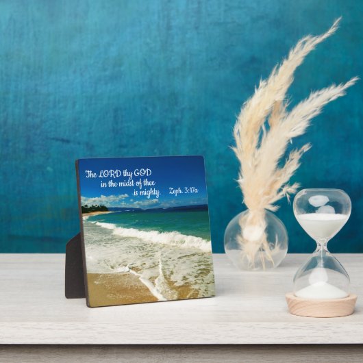 Zephaniah 3:17 De Heer in het midden Fotoplaat (Insitu)