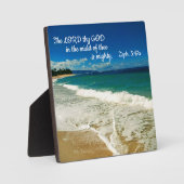 Zephaniah 3:17 De Heer in het midden Fotoplaat (Voorkant)