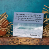 Zephaniah 3:17 De Heer in het midden Fotoplaat (Zijkant)