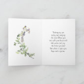 Zephaniah 3:17 Hij zal blij met je zijn Kaart (Binnen)