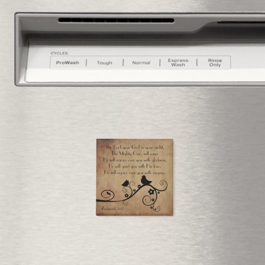 Zephaniah 3:17 Magneet (Insitu (Vaatwasser))