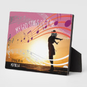 Zephaniah 3:17 MIJN GOD ZINGEN OVER MIJ AANGEPAST Fotoplaat (Zijkant)