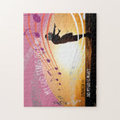 Zephaniah 3:17 MIJN GOD ZINGEN OVER MIJ AANGEPAST Legpuzzel (Verticaal)