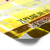 Zephaniah 3:17 | MIJN GOD-ZITTINGEN AANGEPASTE GEE Poster (Hoek)