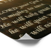 Zephaniah 3:17 poster (Hoek)