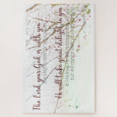 Zephaniah 3 17 Puzzle Legpuzzel (Verticaal)