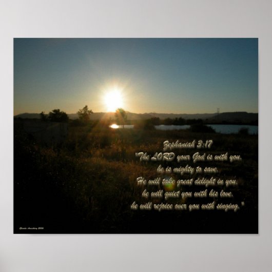 Zephaniah 3:17 SE Poster (Voorkant)