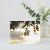 Zephaniah 3:17 Sunrise Briefkaart (Staand voorkant)