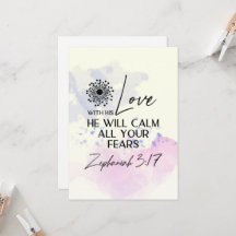 Zephaniah 3:17 Zijn Liefde zal kalmeren Bijbel Fla