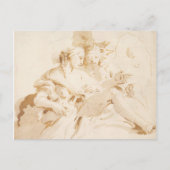 Zephyr en Flora Briefkaart (Voorkant)