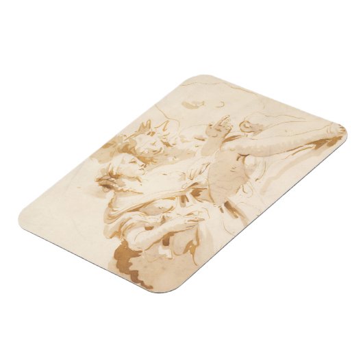 Zephyr en Flora Magneet (Linkerzijde)