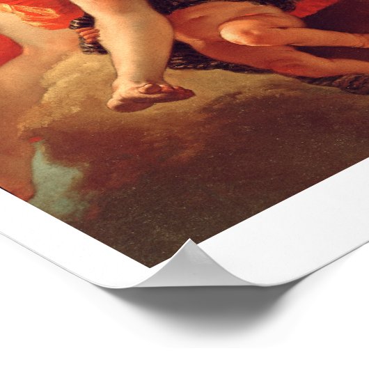 Zephyr en Flora Poster (Hoek)