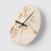 Zephyr en Flora Ronde Klok (Hoek)