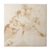 Zephyr en Flora Tegeltje (Voorkant)