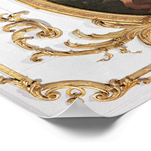 Zephyr en Flora uit de Salle de Conseil Poster (Hoek)